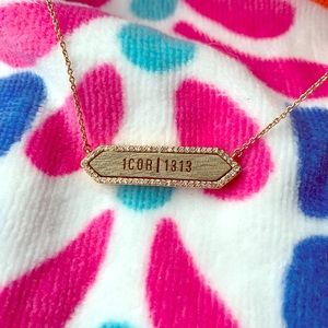 Signature Engravable Hexagon Necklace - S&D